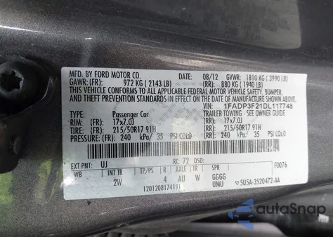 2013 Ford Focus Se from USA, damaged, VIN 1FADP3F21DL117748
